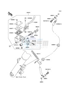 VN900_CLASSIC VN900BBFA GB XX (EU ME A(FRICA) drawing Front Master Cylinder