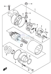 GSX-S125 drawing STARTING MOTOR