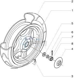 ICE 50 drawing Rear Wheel