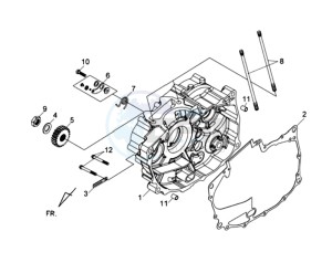 WOLF 250EFI drawing CRANKCASERIGHT