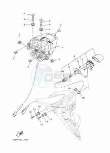 YZF320-A YZF-R3 (B2XH) drawing TAILLIGHT