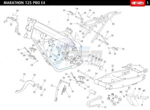 MARATHON-125-E4-PRO-SM-WHITE drawing CHASSIS