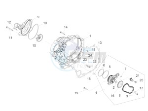 CAPONORD 1200 RALLY E3 ABS (NAFTA) drawing Water pump