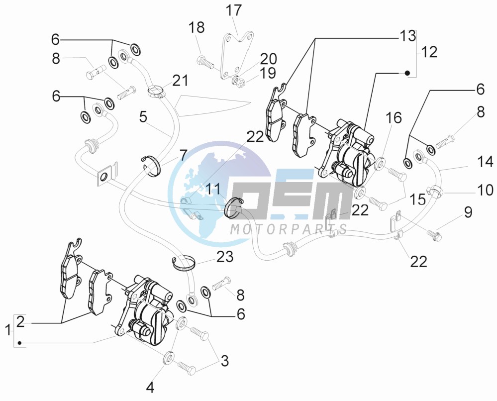 Brakes hose  - Calipers