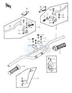 KX 80 C [KX80] (C1) [KX80] drawing HANDLEBAR -- 81 KX80-C1- -