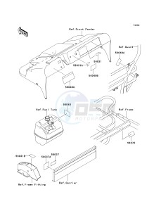 KAF 300 D [MULE 520] (D1-D2) [MULE 520] drawing LABELS