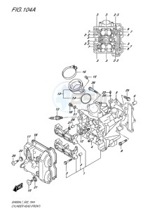 SV650 ABS EU drawing CYLINDER HEAD (FRONT)