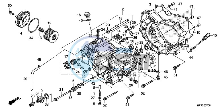 FRONT CRANKCASE COVER