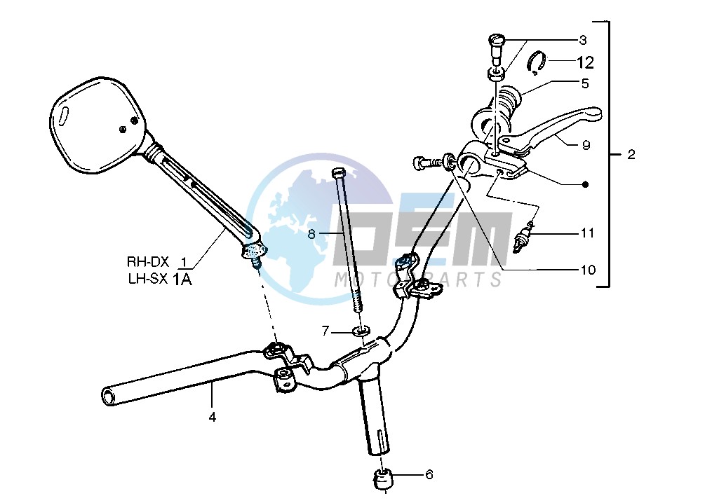 Rear brake control