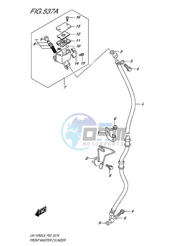 FRONT MASTER CYLINDER