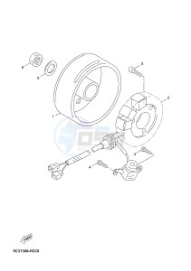 YN50 YN50FU OVETTO 4T (2ACP 2ACP) drawing GENERATOR