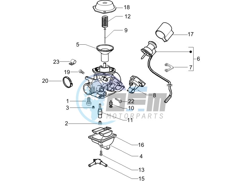 Carburetors components