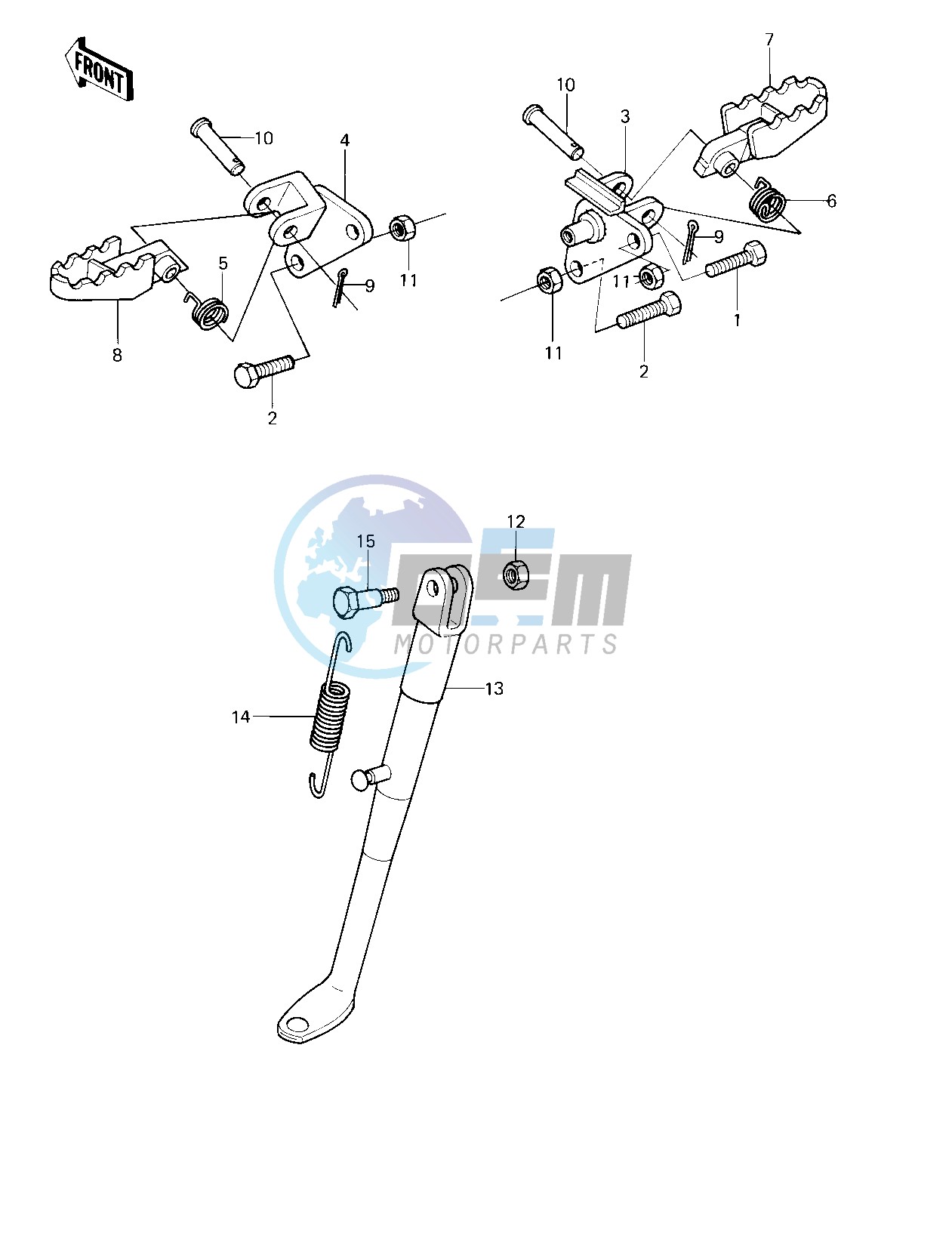 FOOTRESTS_STAND -- 80 A1- -