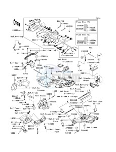 ZX 1400 A [NINJA ZX-14] (A6F-A7FA) A7FA drawing CHASSIS ELECTRICAL EQUIPMENT