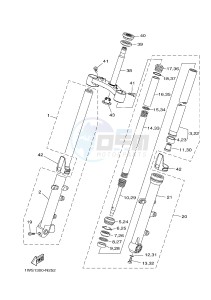 MT07A MT-07 ABS 700 (BU23) drawing FRONT FORK