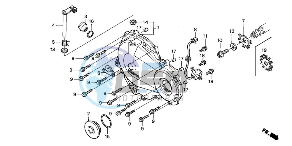 RIGHT CRANKCASE COVER