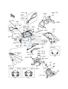 NINJA_250SL BX250AFS XX (EU ME A(FRICA) drawing Cowling