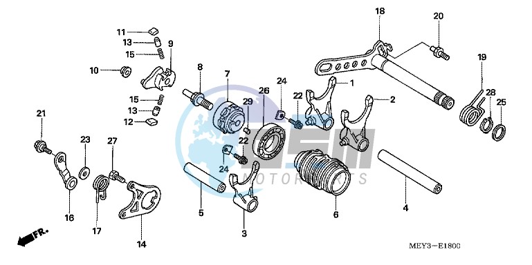 GEARSHIFT DRUM