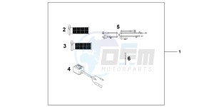 CB600FAB drawing GRIP HEATER(12B)