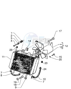 X9 500 drawing Radiator