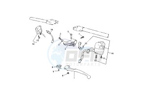 TZR RR 50 drawing HANDLE SWITCH- LEVER