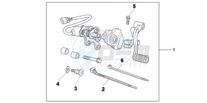 VFR1200XC drawing KIT DCT PEDAL SHIFT