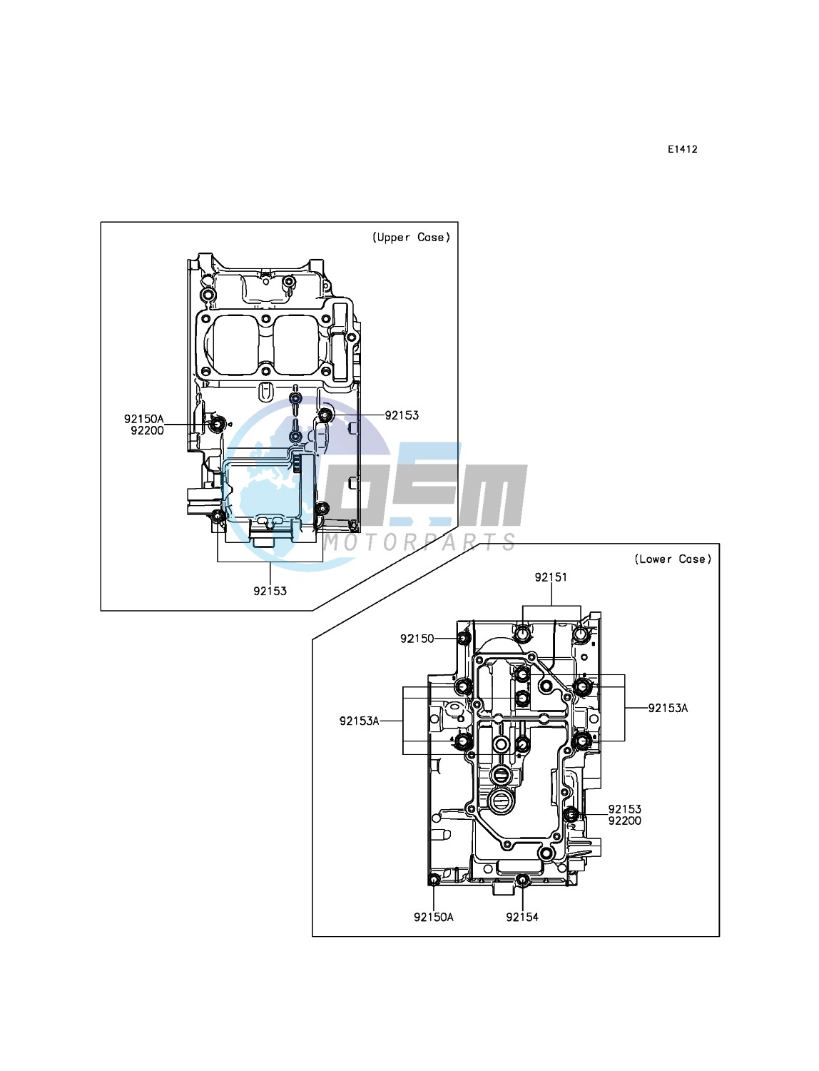 Crankcase Bolt Pattern