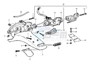 Runner VX-VXR 125-180 125 drawing Tail lamp