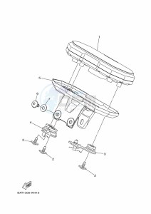 MT-07 MTN690 (BAT8) drawing METER