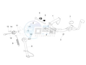 MEDLEY 125 4T IE ABS E3, E4 (APAC) drawing Stand/s