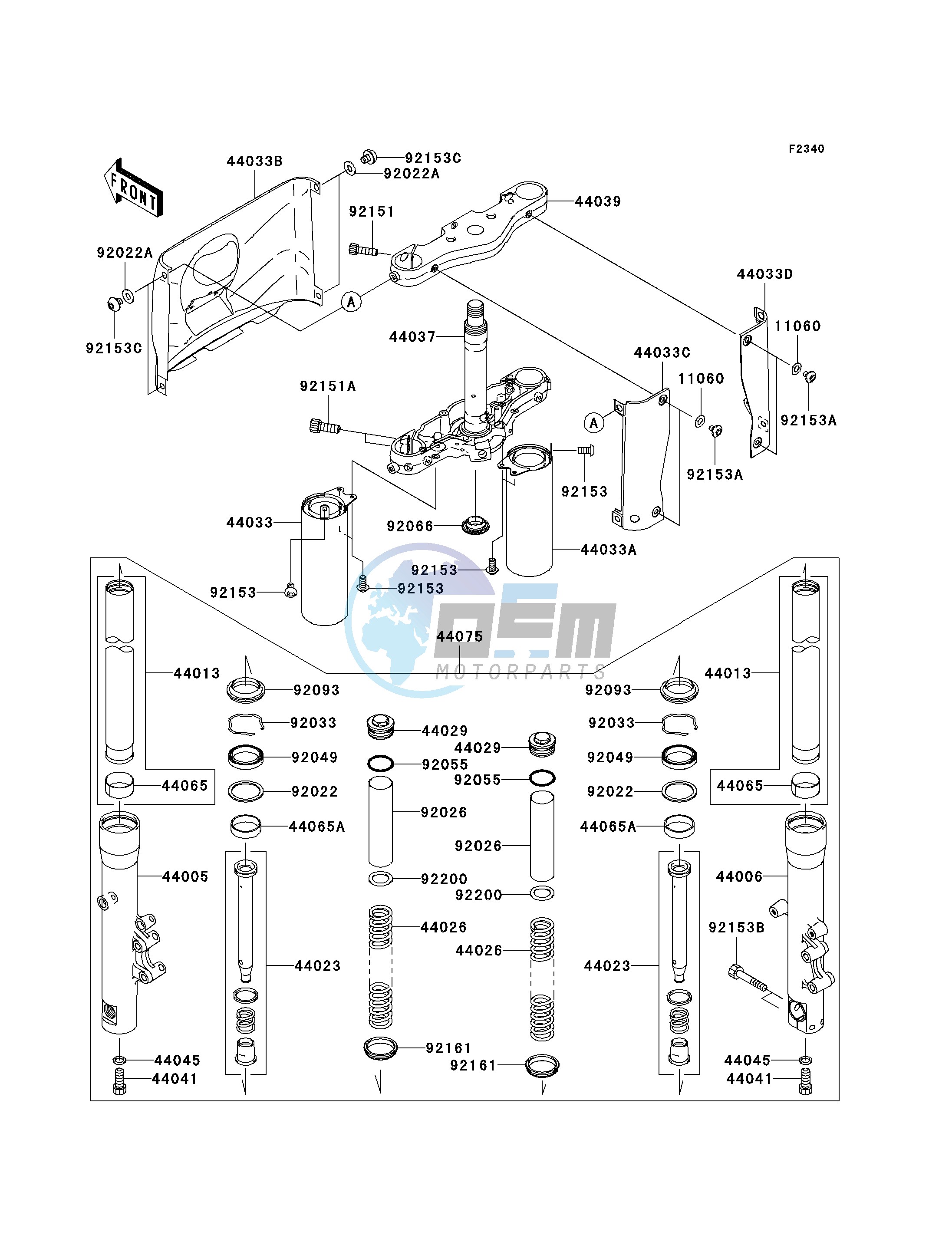 FRONT FORK-- A6F- -