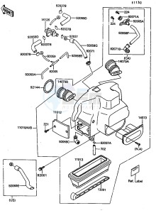 ZG 1000 A [CONCOURS] (A7-A9) [CONCOURS] drawing AIR CLEANER