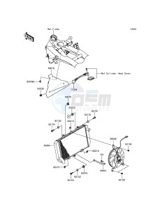 Z800 ABS ZR800DGF UF (UK FA) XX (EU ME A(FRICA) drawing Radiator