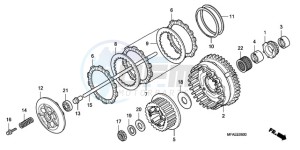 CBF1000AA Europe Direct - (ED / ABS) drawing CLUTCH