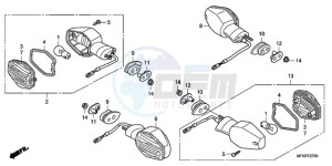 CB1000RAA E / ABS MPH drawing WINKER