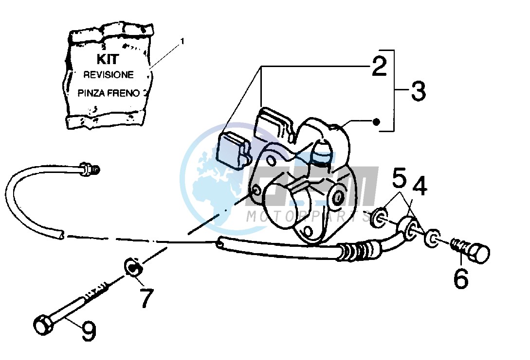 Front brake caliper