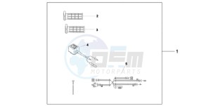 XL700VA9 Europe Direct - (ED / ABS) drawing HEATED GRIPS