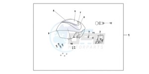 SH150D9 Europe Direct - (ED / KMH) drawing TOPBOX *NHA16P*