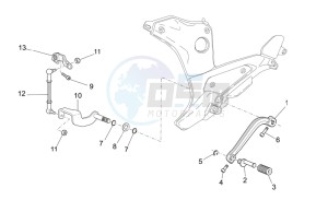 Sport 1200 1200 drawing Gear lever