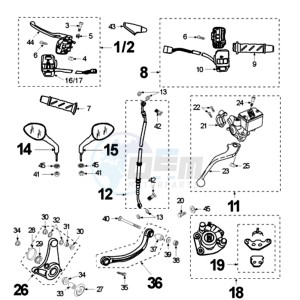 FIGHT LCT FR drawing BRAKE SYSTEM