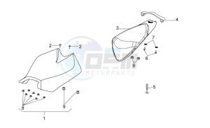 TUONO 1100 V4 FACTORY E4 SUPERPOLE ABS (NAFTA) drawing Saddle