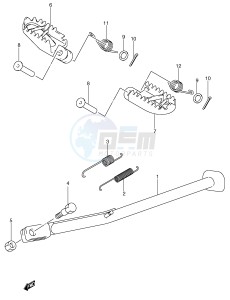 DR-Z400 (E1) drawing STAND (MODEL Y K1 K2 K3)