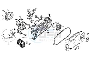 PREDATOR O2 - 50 cc drawing CRANKCASE