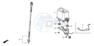 CRF450X drawing METER