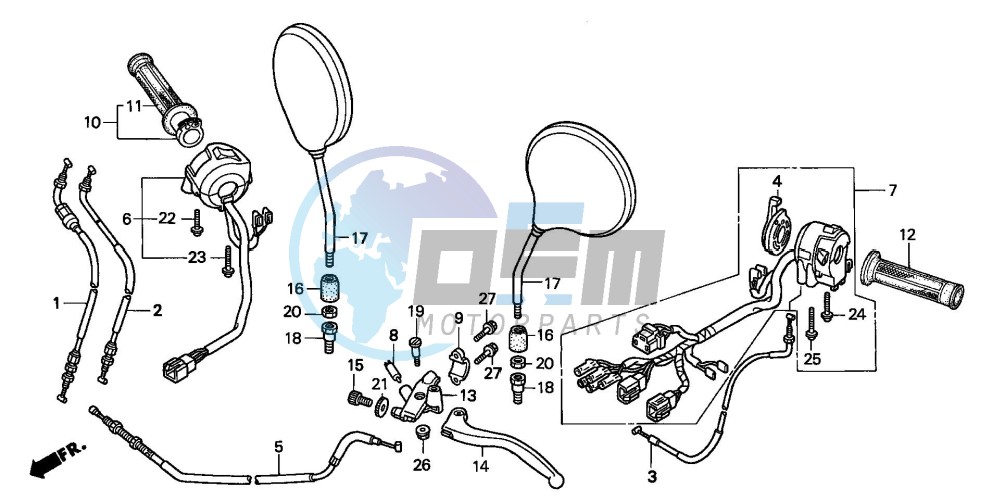 HANDLE LEVER/SWITCH/ CABLE (1)