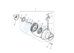 ATV 400 drawing STARTER ASSY