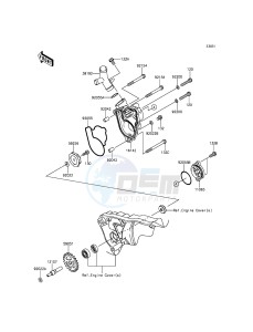 KX250F KX250ZGF EU drawing Water Pump