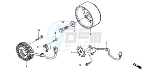 FJS600A 400 SILVER WING drawing GENERATOR