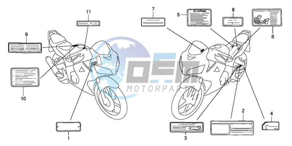 CAUTION LABEL (CBR125RW7)