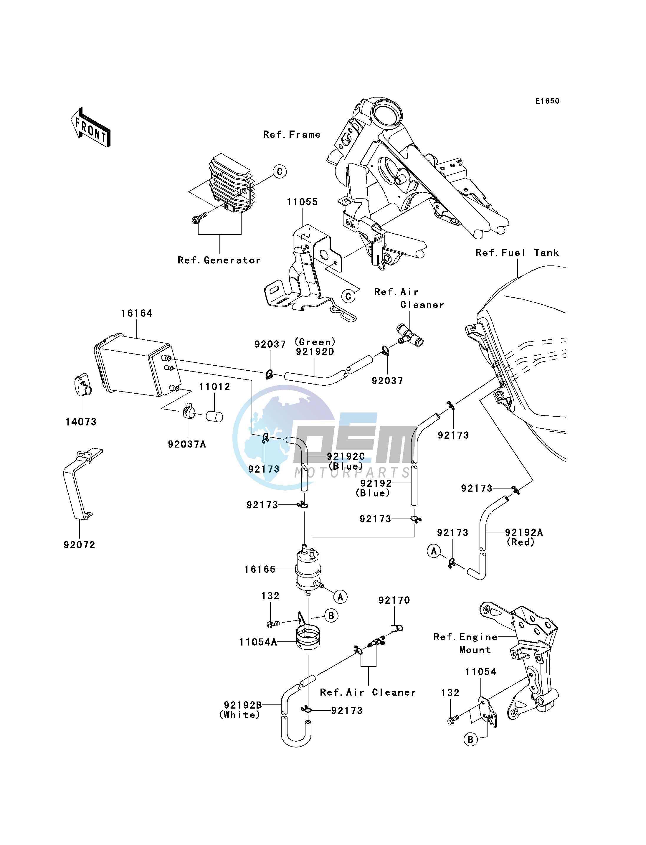 FUEL EVAPORATIVE SYSTEM-- J8F- --- CA- -